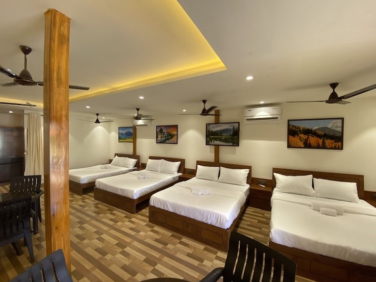 Group Stay Room with 8 beds at Sri Varahswamy Guest House Tirumala - large group accommodation suitable for 6-8 guests